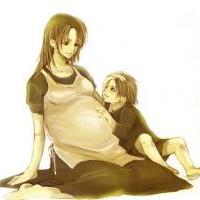 Little Itachi-kun and His pregnant Mother